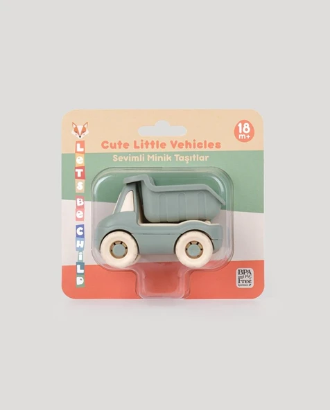Sevimli Minik Taşıtlar Kamyon-Petrol Yeşili - 5