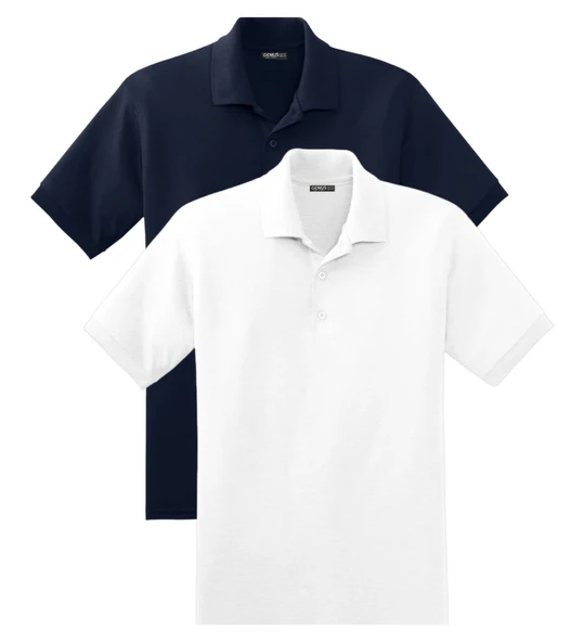  Erkek 2'li Çekmeyen Pamuklu Kumaş Regular Fit Standart Kesim Polo Yaka Tişört POLOYAKA-T-SHIRT2