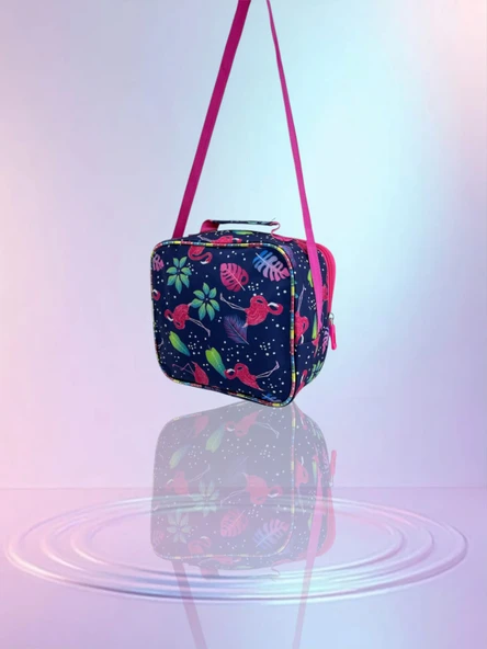 Relaxion Simli Flamingo Desenli Thermal Beslenme Çantası 3323-10 - 6