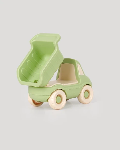 Sevimli Minik Taşıtlar Kamyon-Yeşil - Resim 4