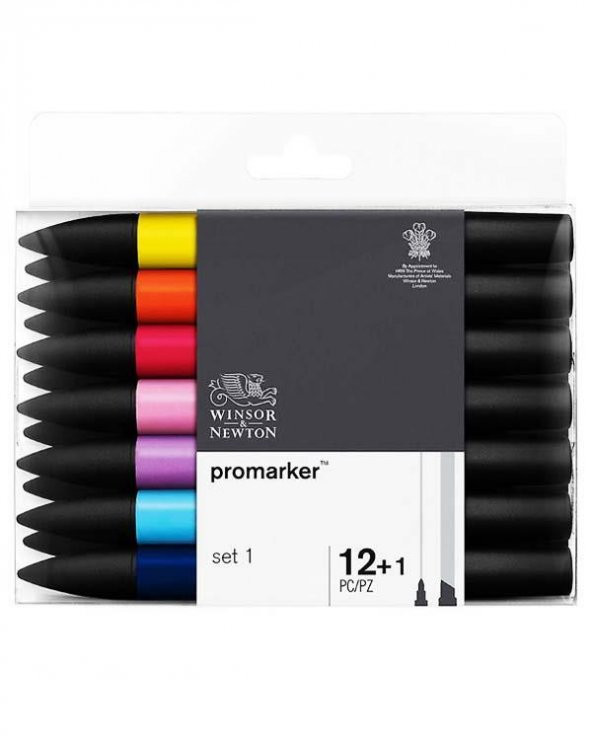 Winsor Newton Promarker 12+1 Kalem Seti 1