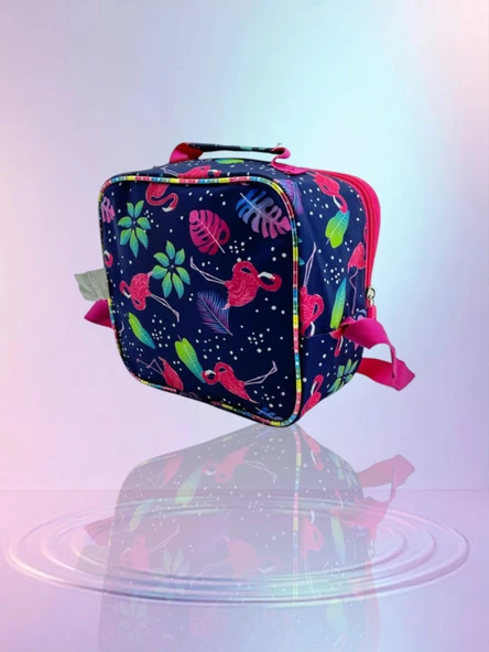 Relaxion Simli Flamingo Desenli Thermal Beslenme Çantası 3323-10 - 5