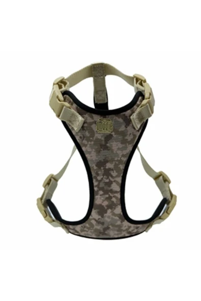 Doggie Havalı Dokuma Göğüs Tasması Xl Beden Kamuflaj 2,5x65-75 Cm - Resim 2