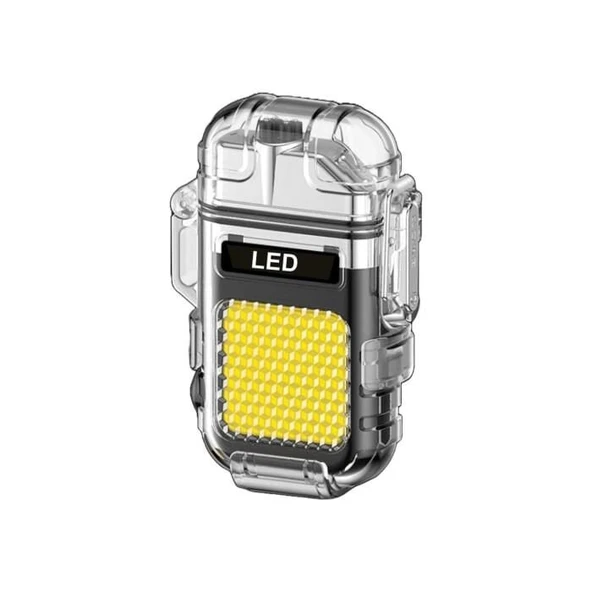 PANTHER PT-6888 USB ŞARJLI ÇAKMAK-FENER 4 RENK 800 LÜMEN