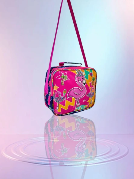 Relaxion Simli Flamingo Desenli Thermal Beslenme Çantası 3323-10 - 2