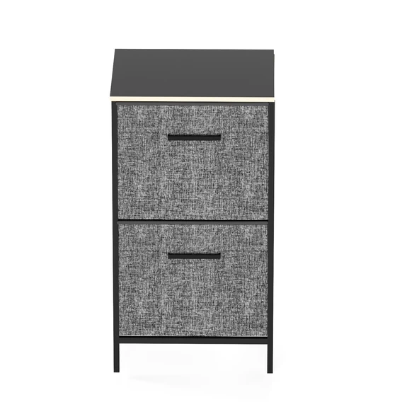 Çok Amaçlı Dolap 2 Çekmeceli Orta Boy Komodin Sehpa Füme 1605 - 6