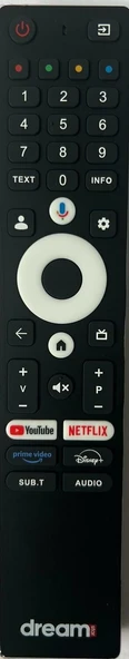 KUMANDA 1272-DREAMSTAR SES KOMUTSUZ ANDROİD TV