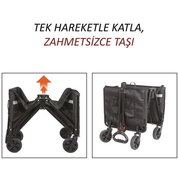 FreeCamp Nest 250 Katlanır Wagon Araba - 5