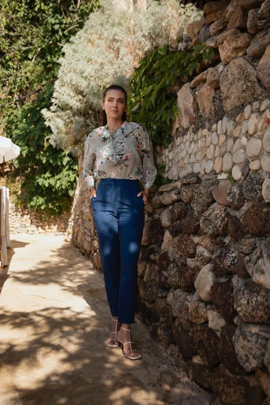 Kadın Yüksek Bel Klasik Pantolon FRN2054