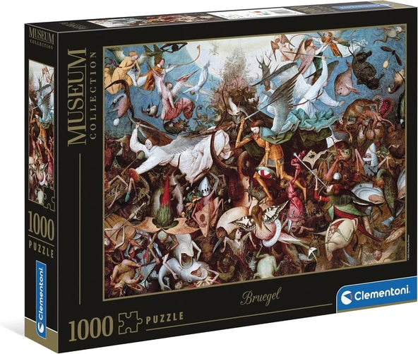 Clementoni 1000 Parça Museum Collection Yetişkin Puzzle Bruegel The Fall of The Rebel Angels