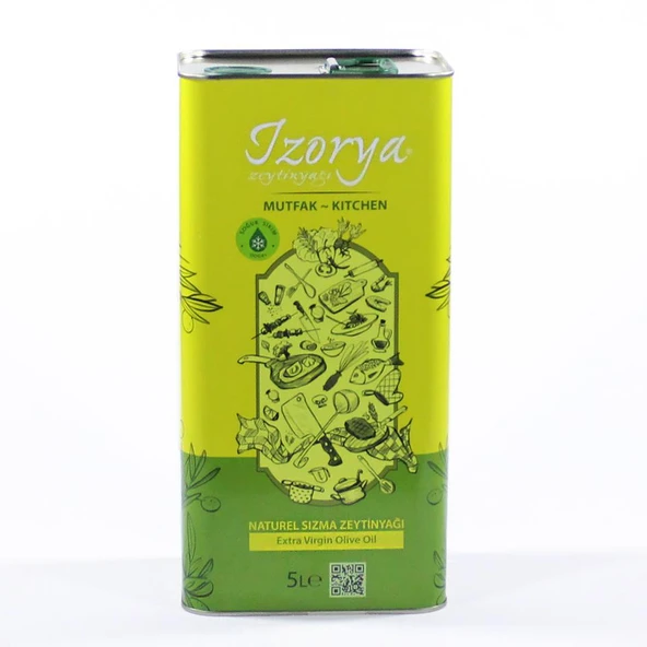 izorya Mutfak Soğuk Sıkım Sızma Mut Zeytinyağı 5L