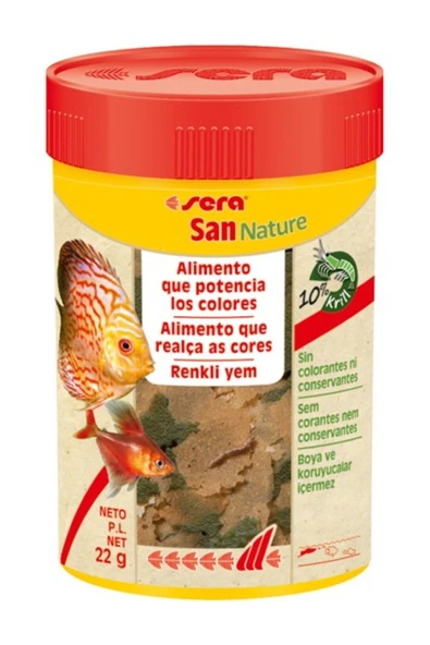 Sera San Nature Balık Yemi 100 ml 22 gr