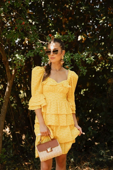 Kadın Kat Kat Elbise FRN30391 - 10