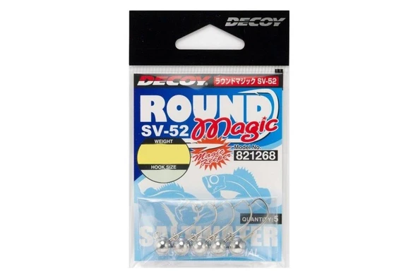 Decoy SV-52 Round Magic JH Jig Head  NO:8 0,9 GR