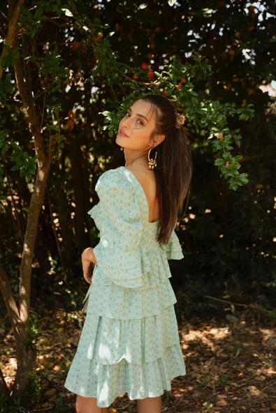 Kadın Kat Kat Elbise FRN30391 - 3