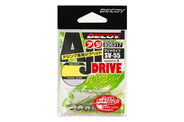 Decoy SV-55 Aji Drive Jighead  NO:8 0,9 GR