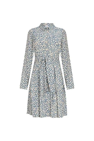 Kadın Kuşaklı Gömlek Elbise FRN30386 - 12