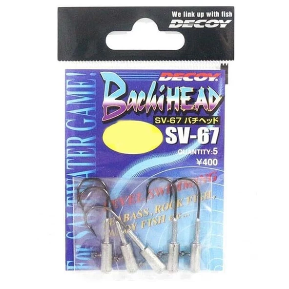 Decoy SV-67 Bachi Head Jig Head  NO:3/0 7 GR
