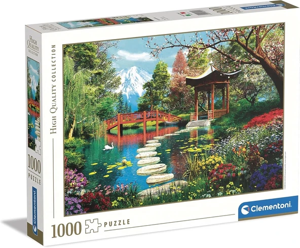 Clementoni 1000 Parça HQ Collection Yetişkin Puzzle Fuji Garden