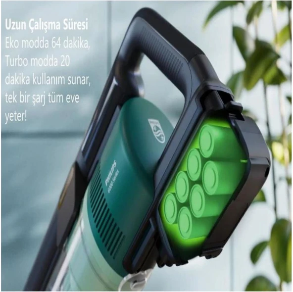 Philips 6000 Serisi XC6557/01 Şarjlı Kablosuz Dikey Süpürge - 5