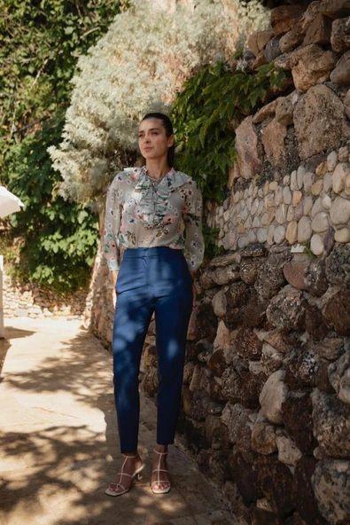 Kadın Yüksek Bel Klasik Pantolon FRN2054 - 2