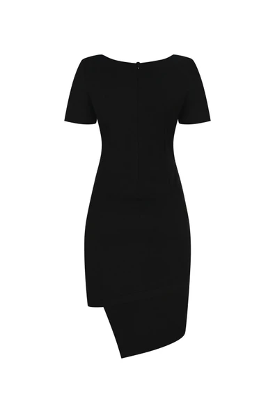 Kadın Yırtmaç Detaylı Kalem Elbise FRN30388 - 3