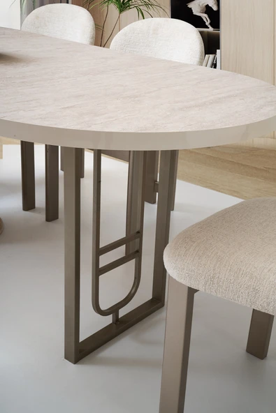 Zen mdf masa + 6 sandalye - 3