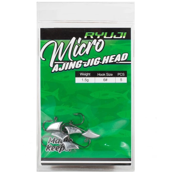 Ryuji Micro Ajing Jig Head [5 PCS]  0,8 Gr NO:6 - Resim 2