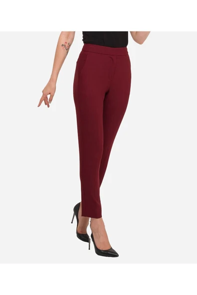 Kadın Yüksek Bel Klasik Pantolon FRN2054 - 8