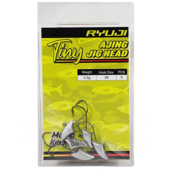 Ryuji Tiny Ajing Jig Head [5 PCS]  1,3 GR NO:6 - 2