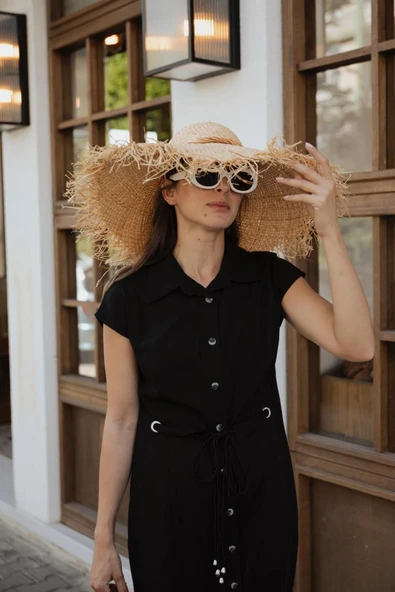 Kadın Kordonlu Elbise FRN30395 - 2