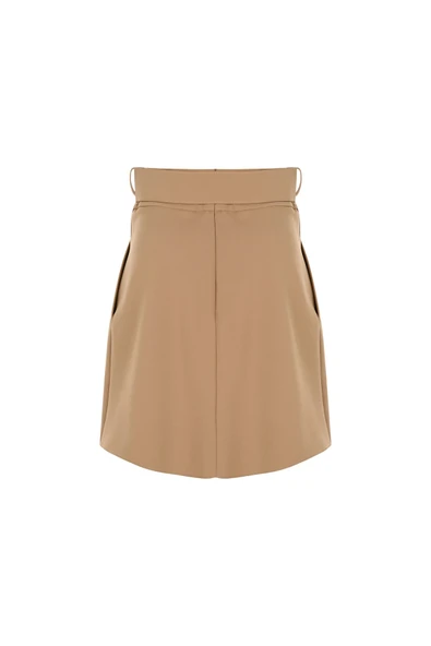 Kadın Yüksek Bel Pileli Etek FRN4050 - 9