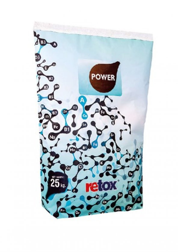 Retox Power Verim Düşüklüğü için Hayvan Yem Katkı-25 Kg