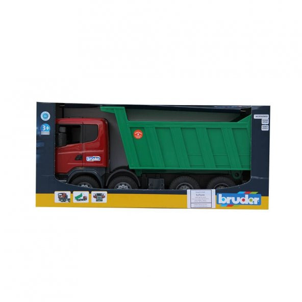 Bruder Oyuncak Scania R-Serisi Damperli Kamyon - 11