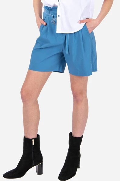 Kadın Pile Detaylı Şort FRN60020 - 2