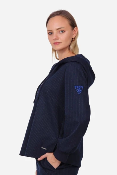 Kadın Kapüşonlu Rahat Eşofman Takım FRN6100 - 5