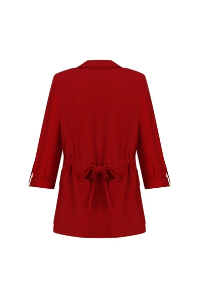 Kadın Apalet Detaylı Blazer Ceket FRN70703 - 4