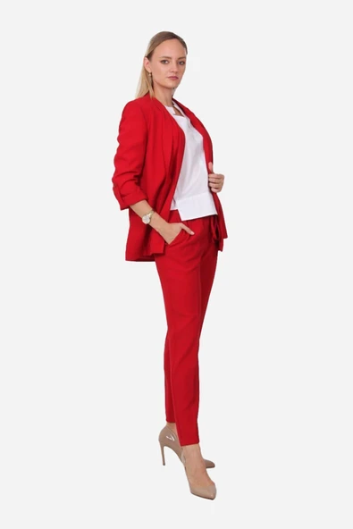 Kadın Apalet Detaylı Blazer Ceket FRN70703