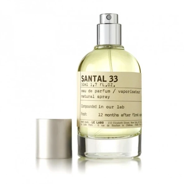 Santal 33 Le Labo Odunsu-Aromatik Aromatik   Kokulu Muadil Alkolsüz Parfüm & Esans & Orjinal Tester Erkek Parfümü