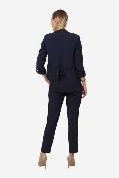 Kadın Apalet Detaylı Blazer Ceket FRN70703 - 7