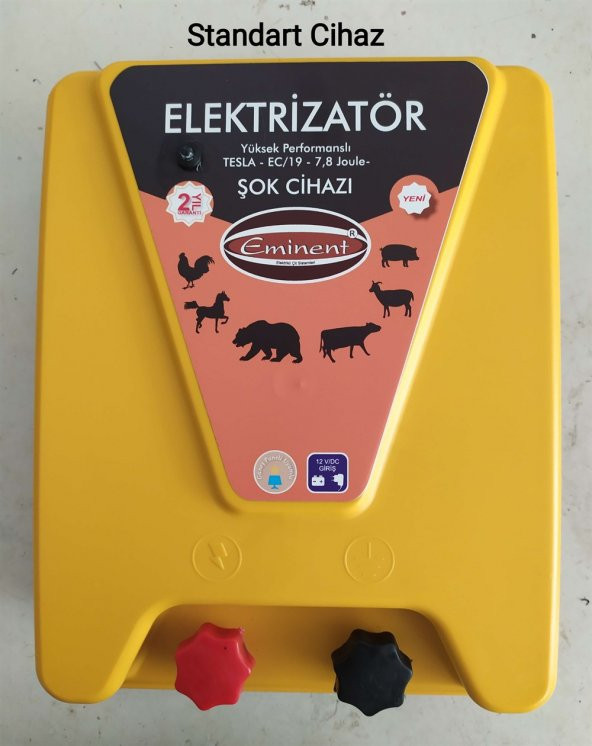 LDR Sensörlü Hayvan Şok Cihazı Elektrizatörü-Gece Görüş - 12