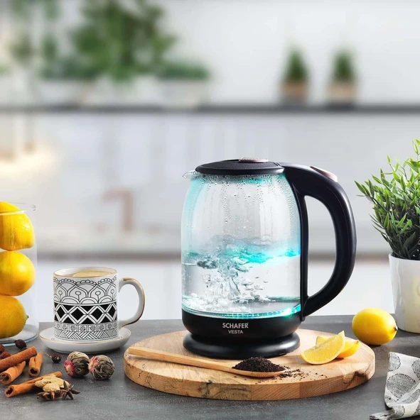 Schafer Cam Su Isıtıcı Kettle