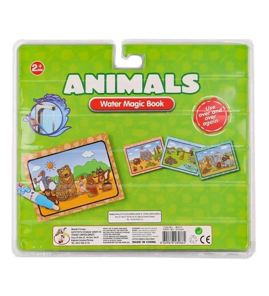 SİHİRLİ SULU BOYAMA KİTABI , tekrar tekrar boyanabilir (water magic book) - 3