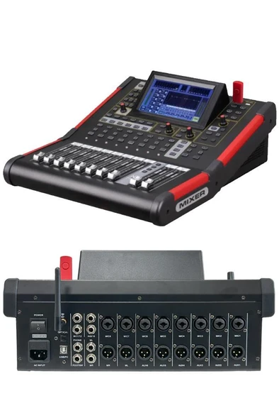 Maxword W12 PRO 12 Kanal Dijital Mixer Profesyonel Sahne Mikseri - 2