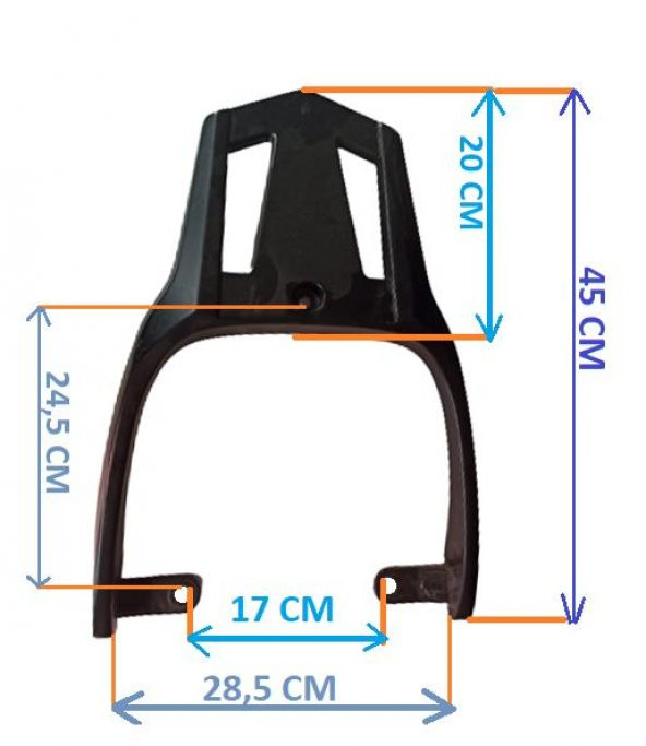 ASYA SWİFT 150 ARKA PORTBAGAJ