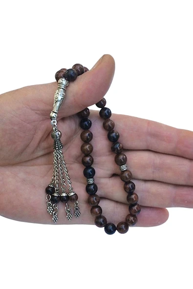 Mahagony Obsidyen Tesbih 328-5 - 2