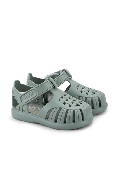 İgor S10271-013 TOBBY SOLID Unisex Çocuk Sandalet Yeşil 20-29 - 3
