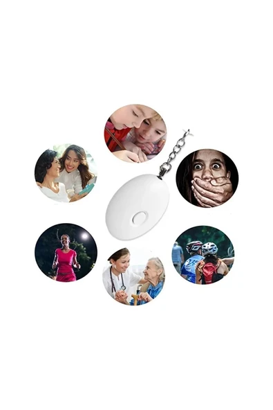 TechTic Deprem Enkaz Butonu Güvenlik Alarmı Anahtarlık Panik Butonu Yaşlı Engelli Çağrı Butonu - 2