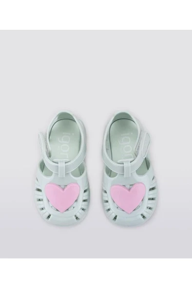 İgor S10310-026 TOBBY GLOSS LOVE Kız Çocuk Sandalet Mint 20-28 - 4