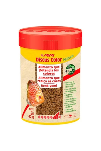 Sera Discus Color Nature Balık Yemi 100 Ml ürün görseli